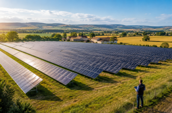 Combien rapporte 1 hectare de Panneau Solaire​ ? Ferme solaire