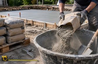 Combien de sac de béton tout prêt pour 1m3 ? Calcul du nombre